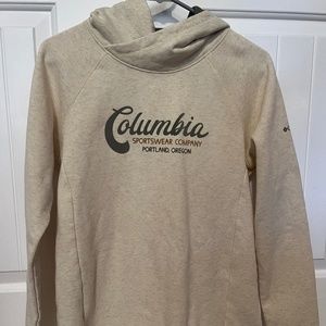 NWOT Columbia Beige Sweatshirt Size Small